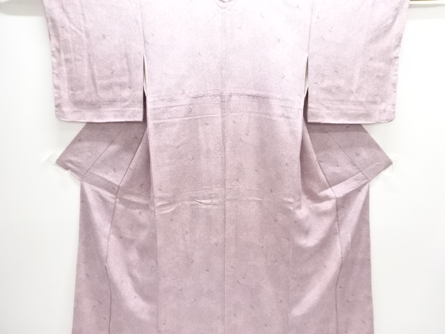 未使用品　作家物　草の実模様小紋着物